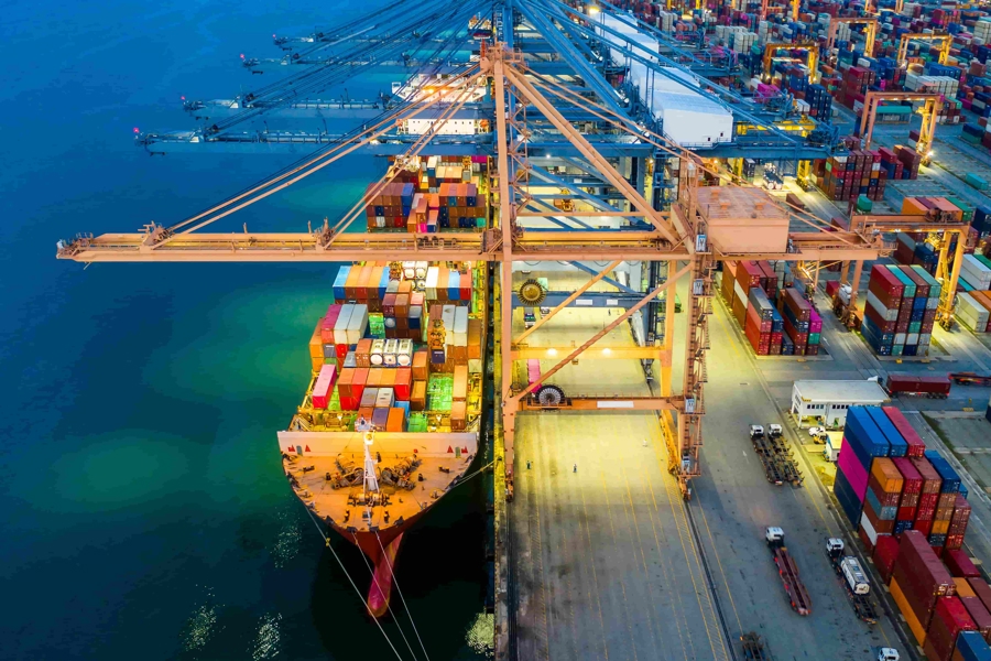 container ship