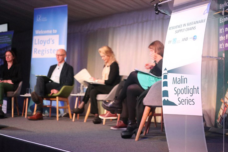 Speakers for the event 'A Spotlight on the Blue Economy: Supporting Sustainable Supply Chains'.